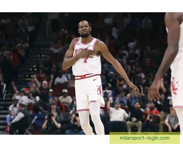 火箭两年连续晋级季后赛 杜兰特与申京默契提升冲击总冠军